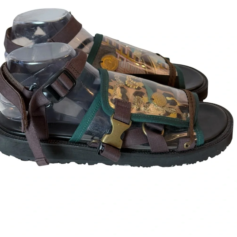 NWOB JAPAN JAPANESE KOLOR BRAND SIZE 10.5 SANDALS VIBRAM
